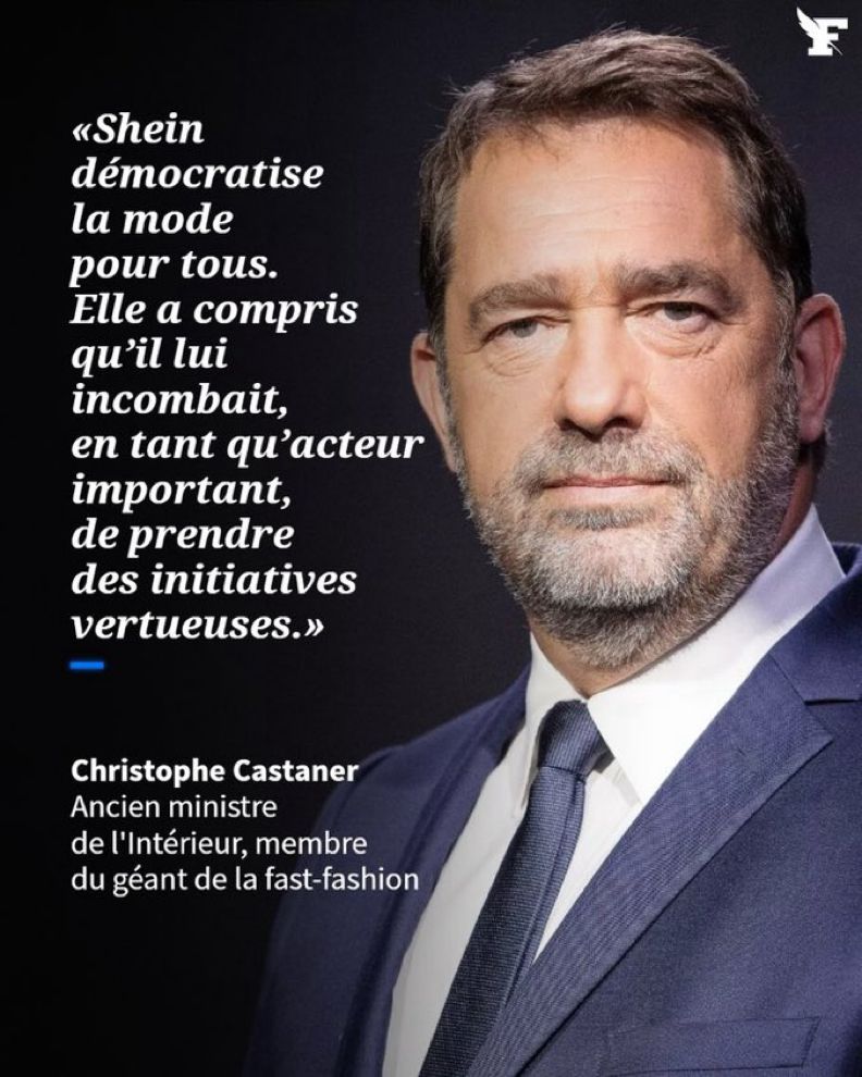 Castaner parle de Shein dans Le Figaro