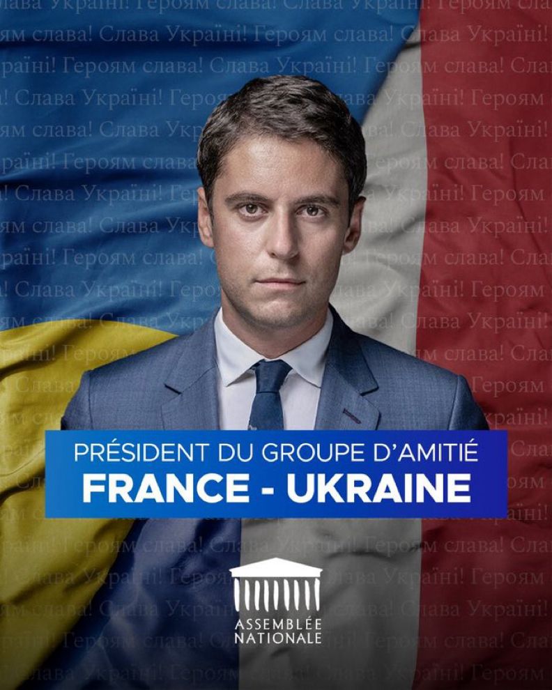Attal président du groupe d’amitié France Ukraine