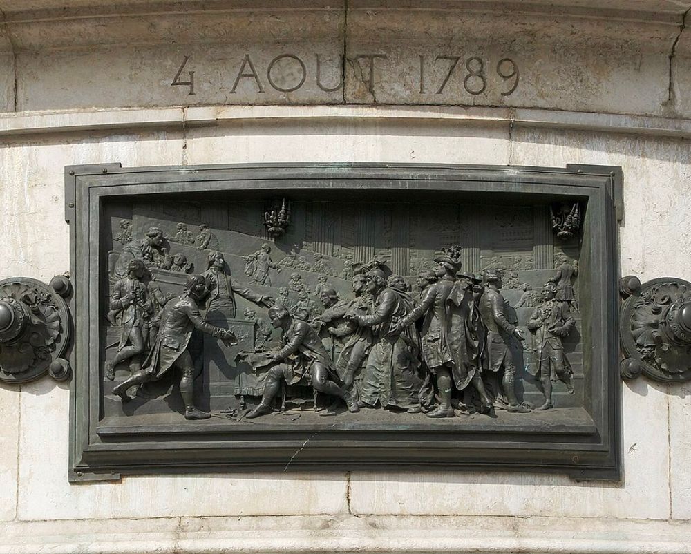 Bronze commémoratif de la nuit du 4 août