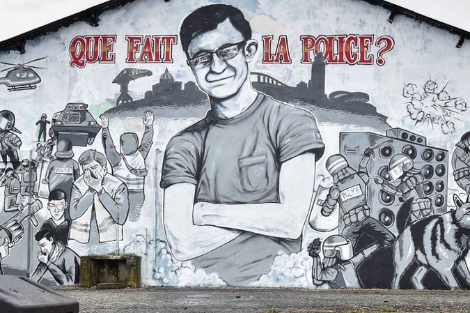 Fresque à Nantes pour Steve Maia Caniço