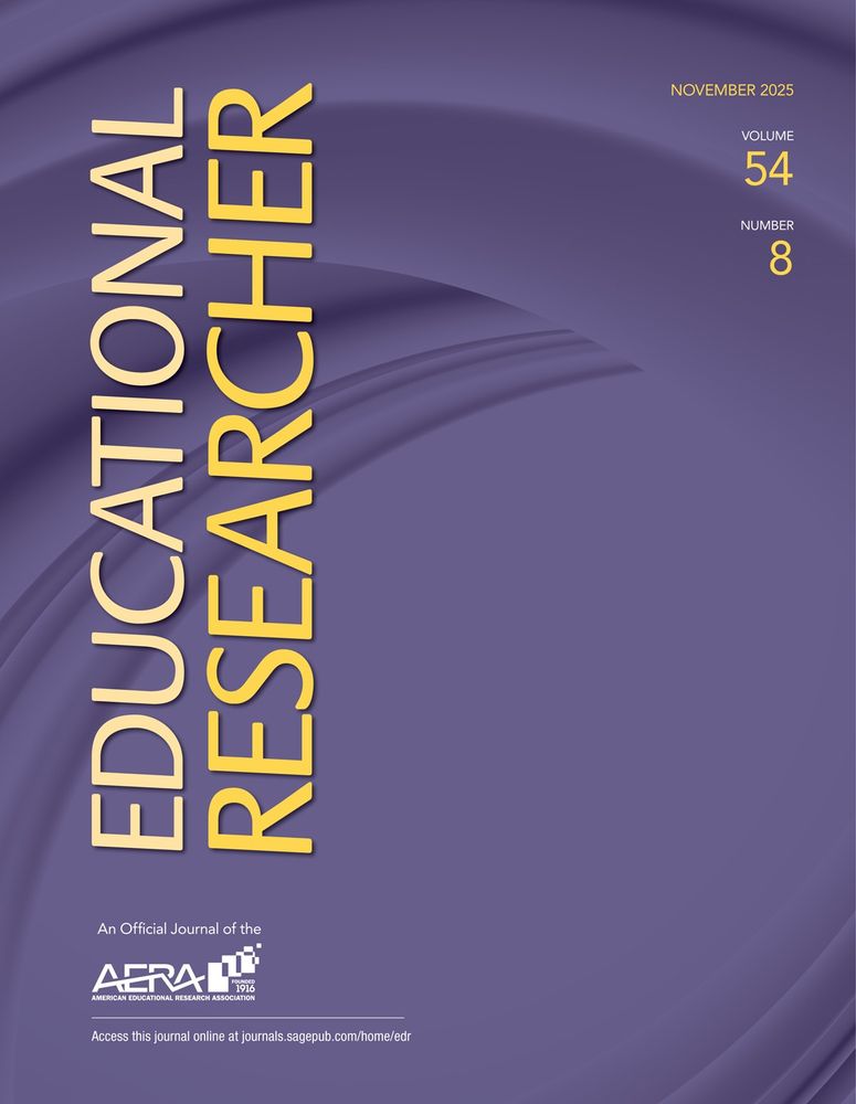 Cover of the AERA Educational Researcher Journal, Volume 54, Number 8.