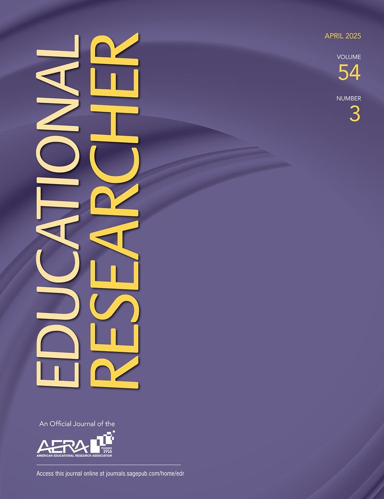 Cover of the AERA Educational Researcher Journal, Volume 54, Number 3.