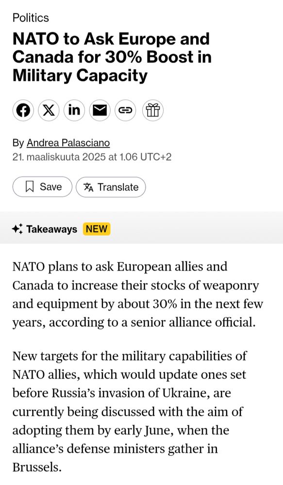 Clip by Bloomberg saying the same