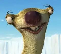 Sid the sloth from ice age 