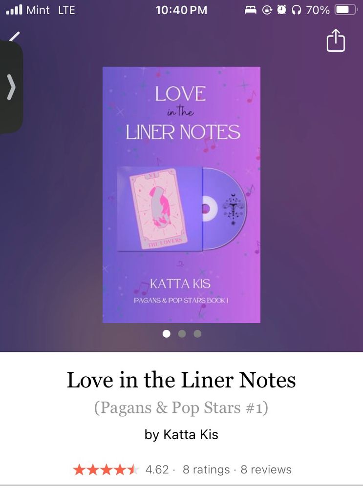 Love in the Liner Notes Goodreads page