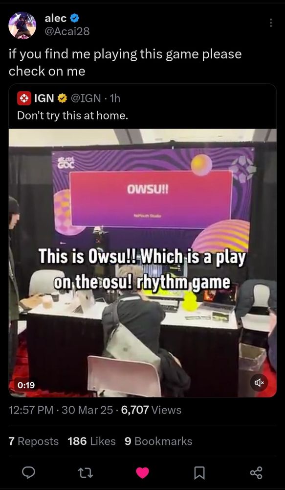 Guitar hero legend Acai28 reposted a video the game I programmed 🥹