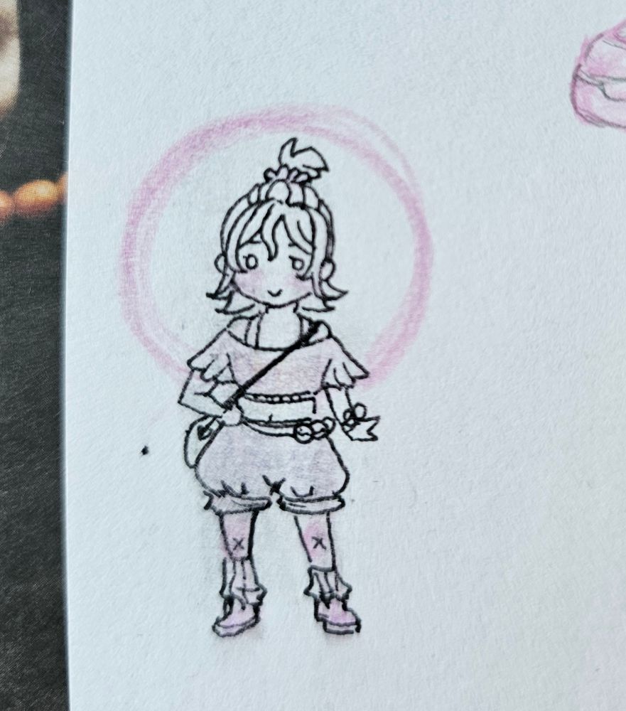Chibi Skizze für ein mehr pokèmon'ish Outfit