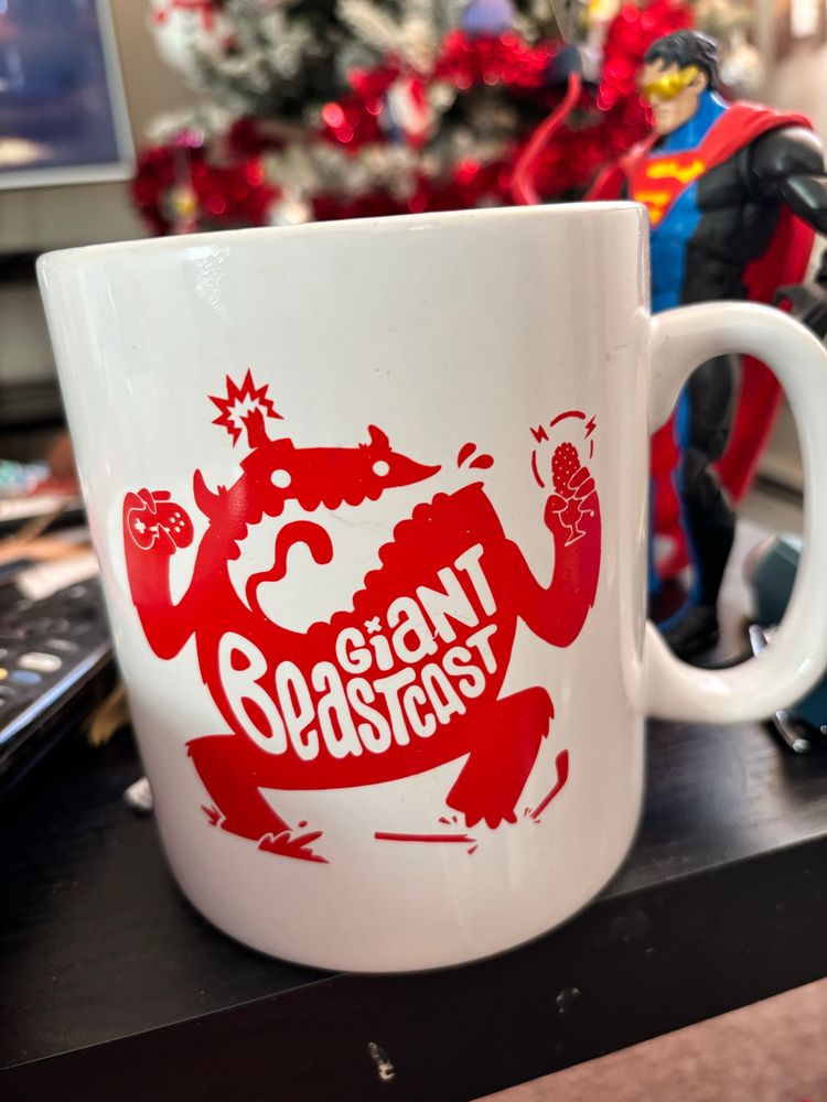 Giant Beastcast coffee mug