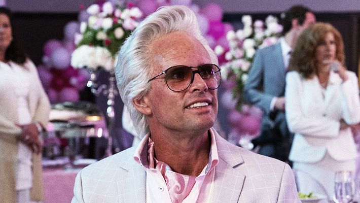 Uncle Baby Billy from Righteous Gemstones, as played by Walton Goggins

He’s a white man about 50 years old with bleached white hair, unnaturally tan skin, unnaturally white bright teeth, and big 70s style gradient sunglasses. He’s wearing a light pink suit and he is a televangelist.