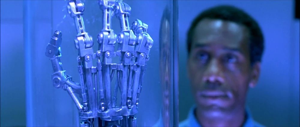 Miles Dyson, character in the movie Terminator who created Skynet, that is going to destroy humanity.