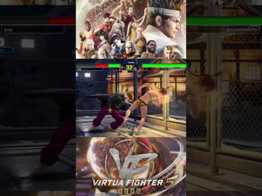 Slippery Old Man #VF5REVO #ShunDi #Sega #PlayMoreVF