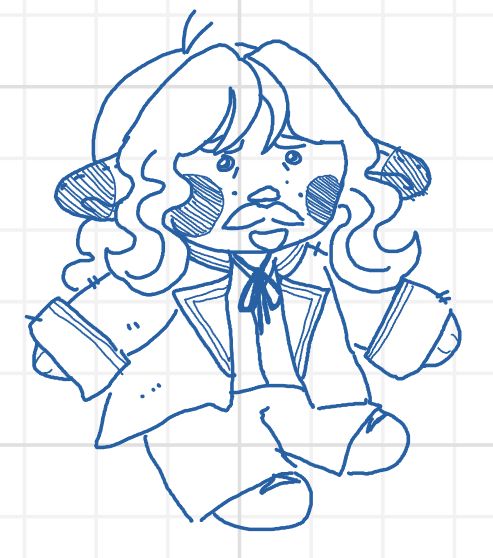 a plushie version of my oc Wynn