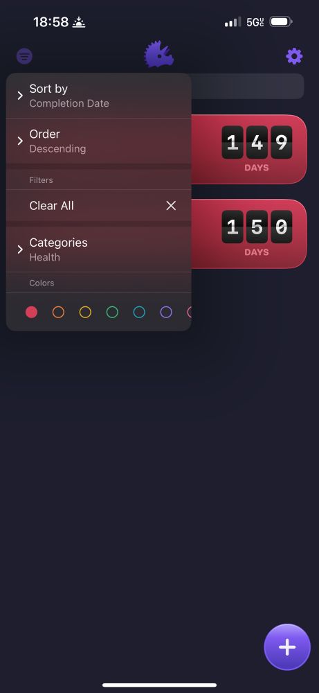 New Filters by Category and Colors in Long Ago app