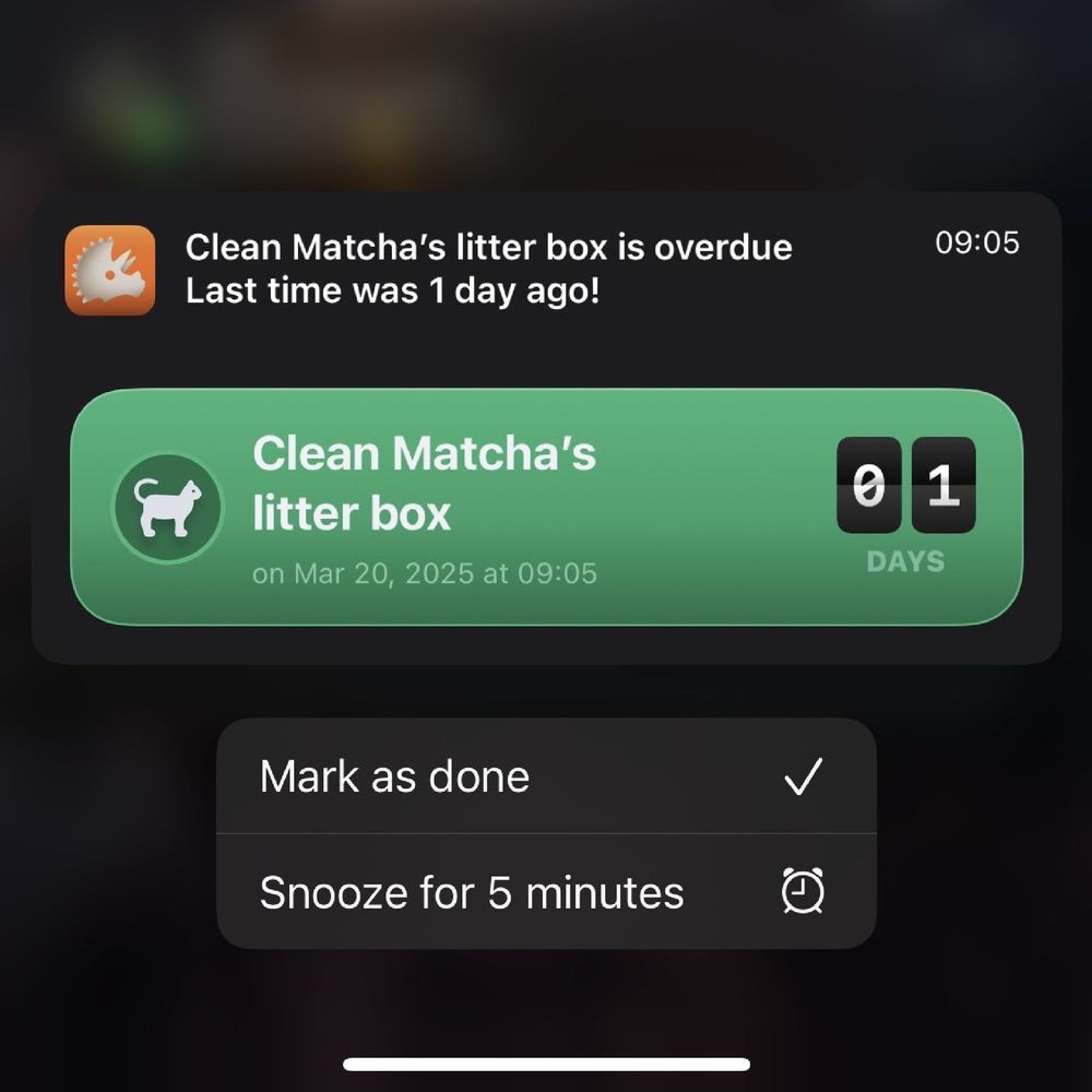 Long Ago app notifications with preview