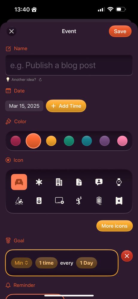 Day of the Dead colors theme in long ago app 