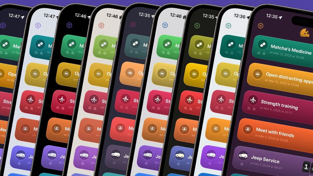 New Colorful themes for Long Ago app