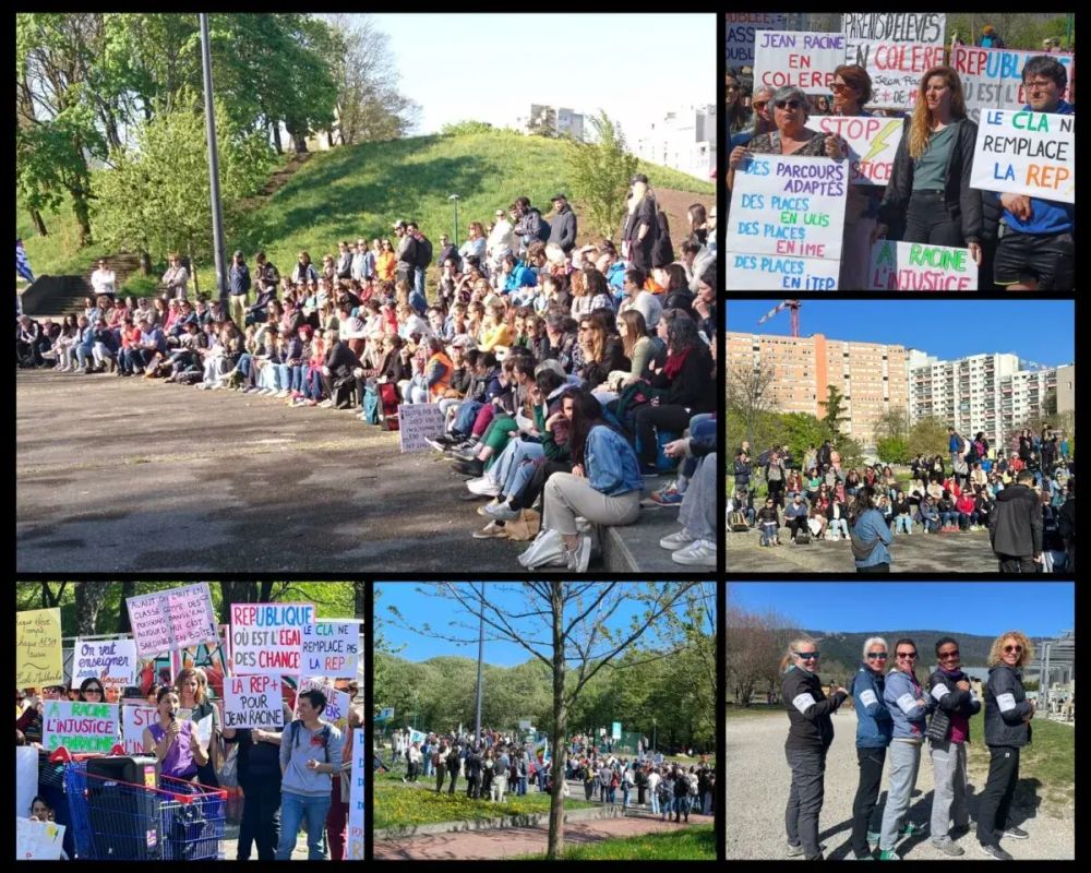 Des images des grévistes du 10 avril 