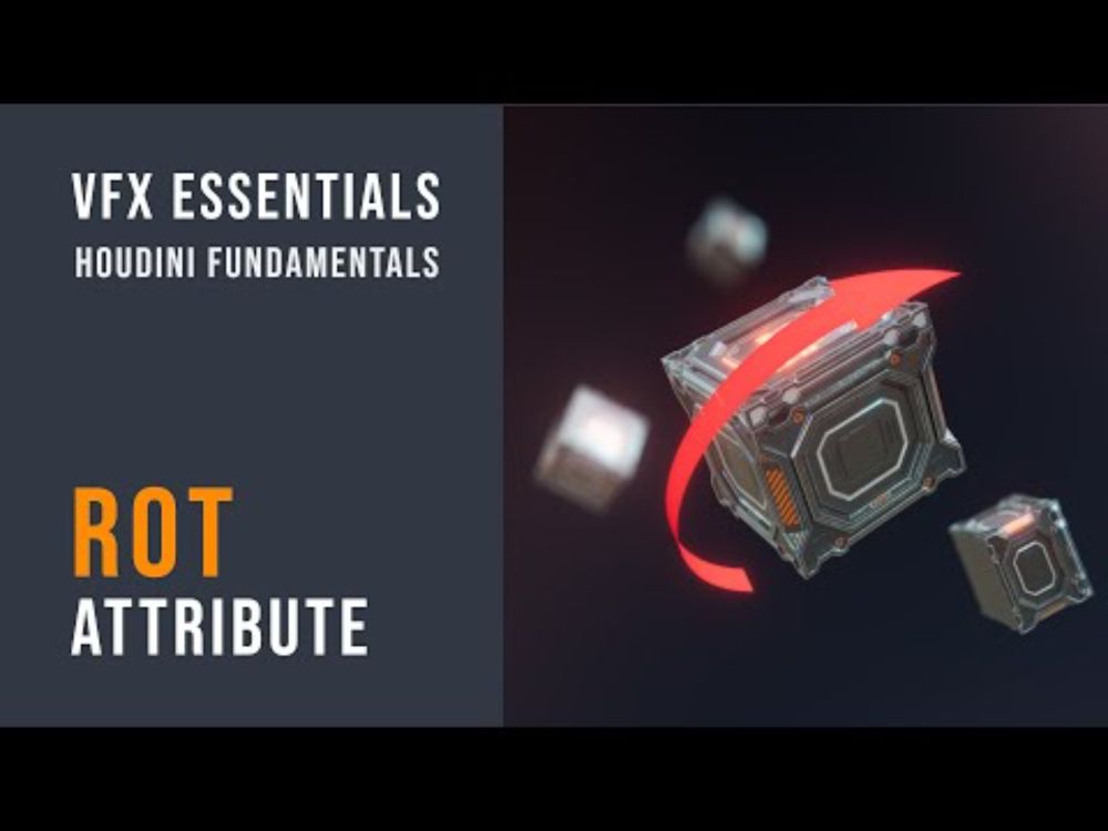 VFX Essentials - ROT Attribute - Houdini Tutorial