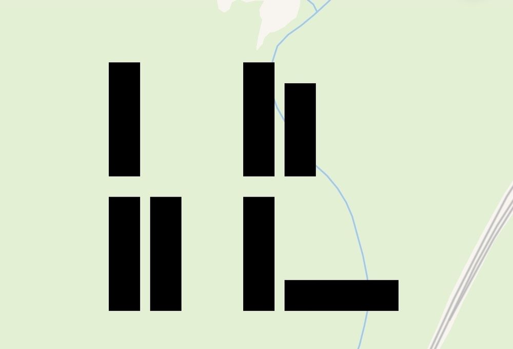 A series of lines depecting loss