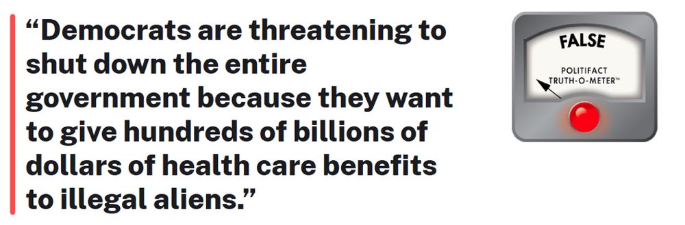Both VP JD Vance and Speaker Mike Johnson have repeated this lie. Our elected officials are lying to us.