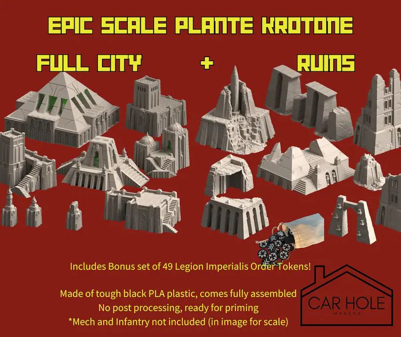 Epic scale alien world scenery.