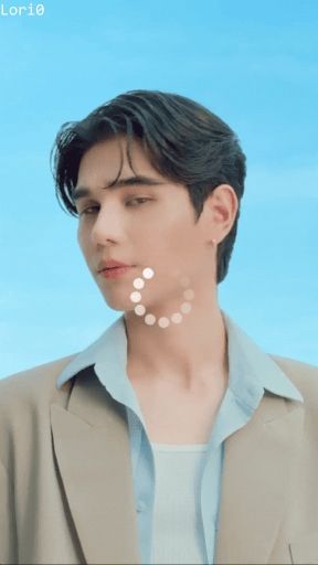 Gif of Jeff Satur with a loading wheel in front of him 