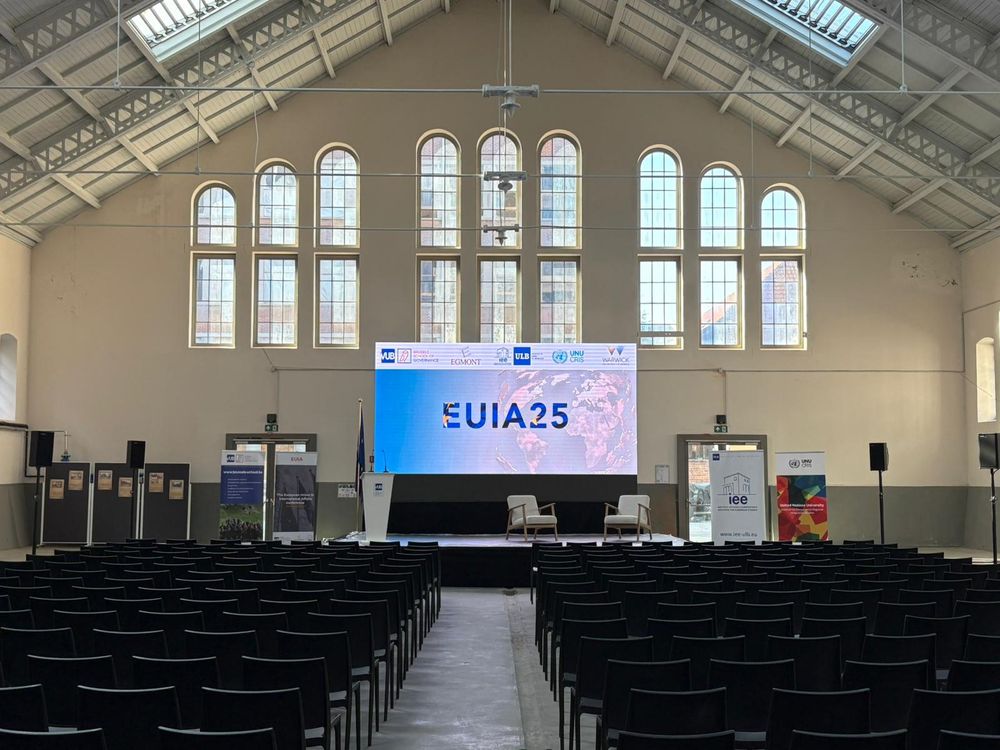 Welcome to the European Union in International Affairs Conference!

We’re excited to have you with us for the next three days.

Let’s make this a vibrant and interactive event — tag us and use hashtag#EUIA25 to join the conversation!