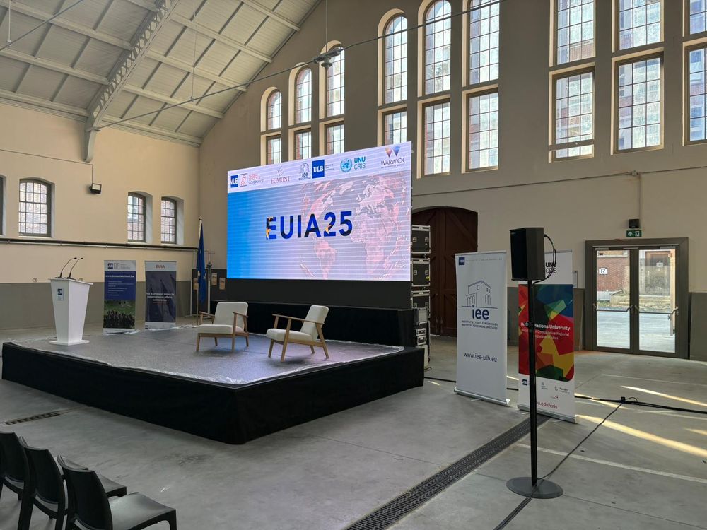 Welcome to the European Union in International Affairs Conference!

We’re excited to have you with us for the next three days.

Let’s make this a vibrant and interactive event — tag us and use hashtag#EUIA25 to join the conversation!