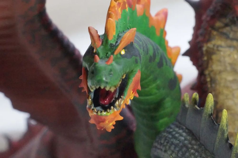 head-on view of the same head.