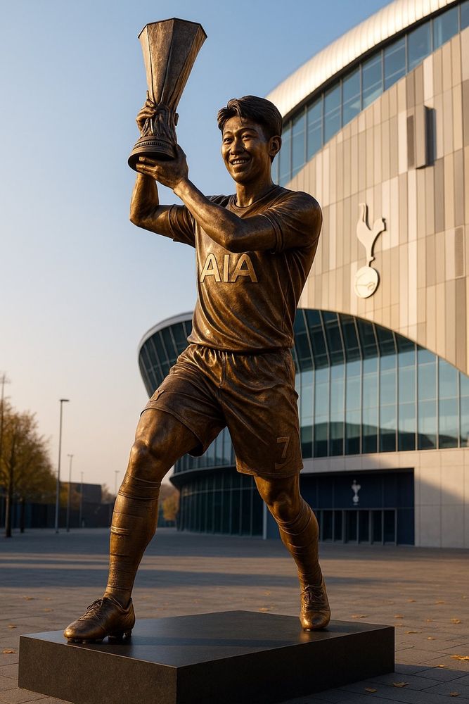 AI-generated picture of the Sonny statue