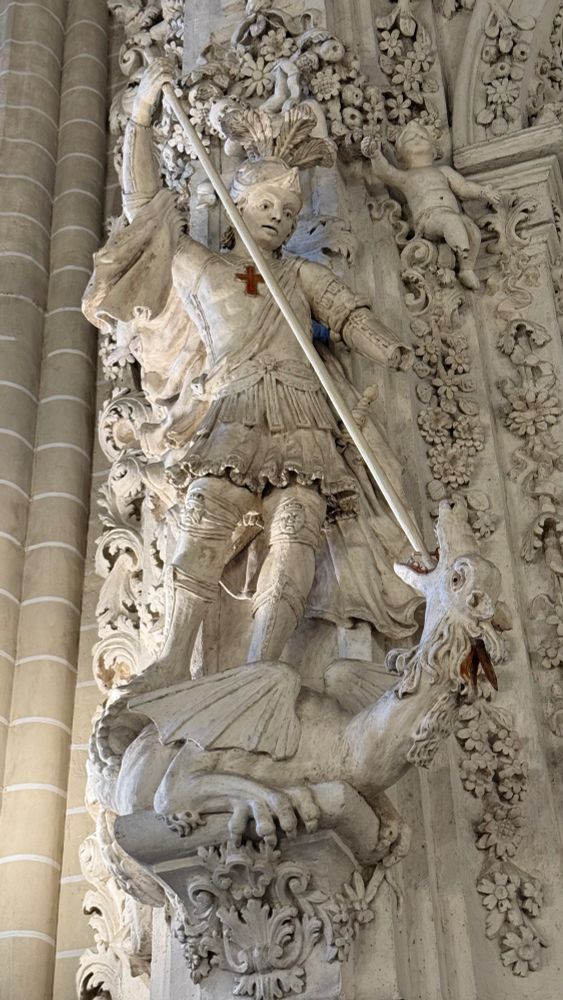 St George and the dragon, from La Seo in Zaragoza 