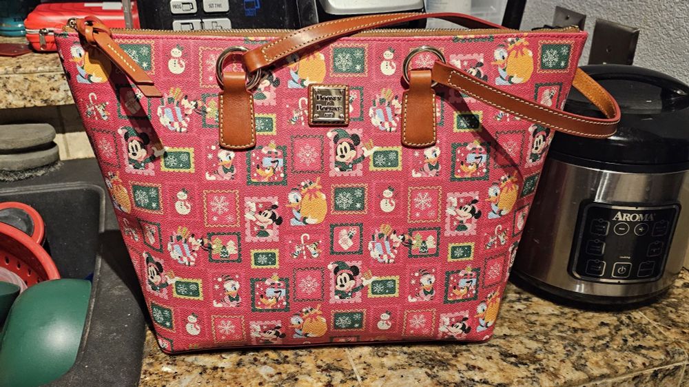 Disney Christmas themed Dooney & Burke Bag