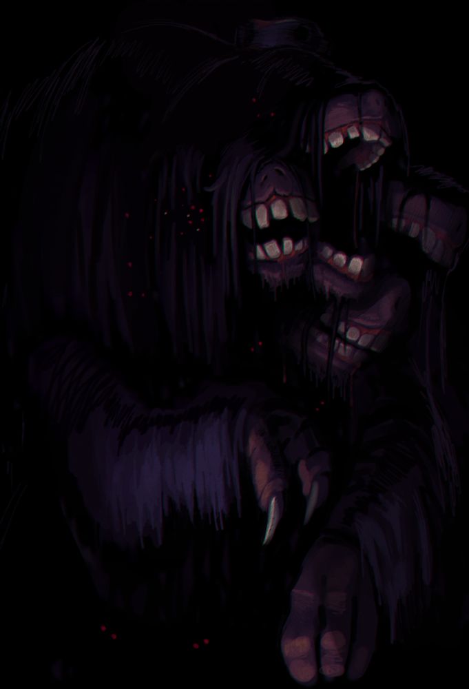 Digital art of the Rat King boss from the game 