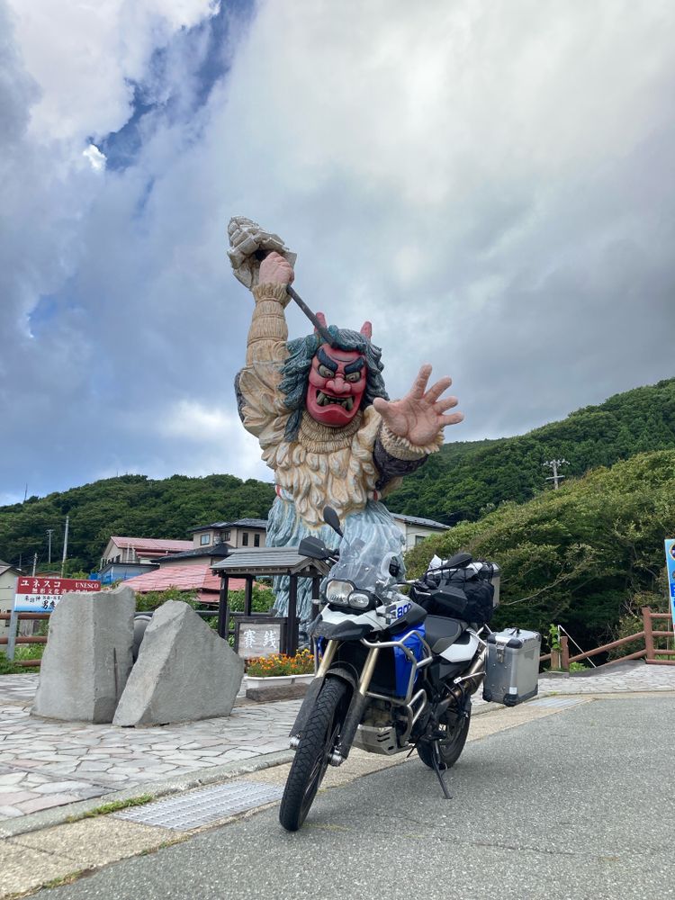 ナマハゲとF800GS