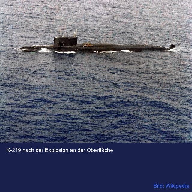 k 219 nach explosion an wasseroberfläche