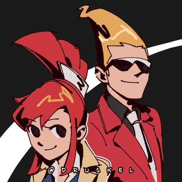 Lynne and Sissel from Ghost Trick.