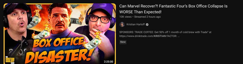 Kristan Harloff being a tool.