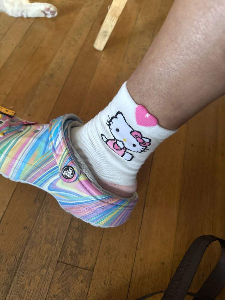 Hello kitty sock!