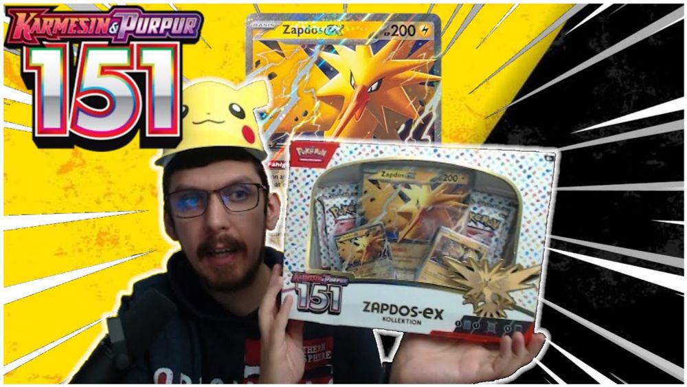 Ich öffne die NEUE 151 Pokémon Zapdos-ex Box! ⚡😱