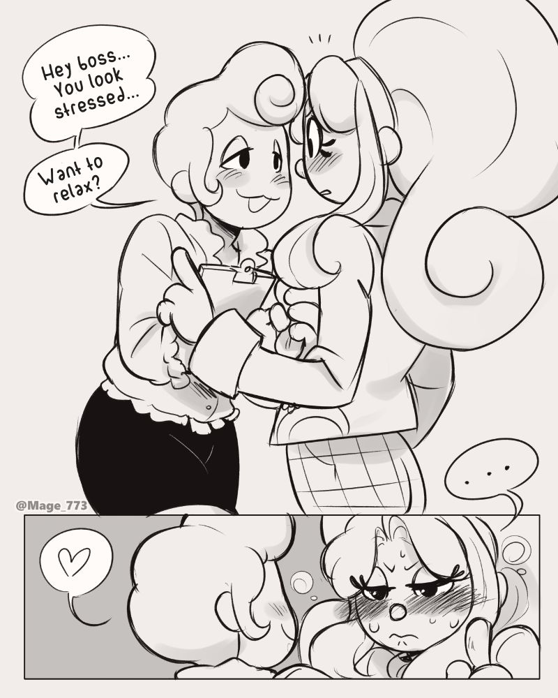 🍎 is the one teasing her this time 😏