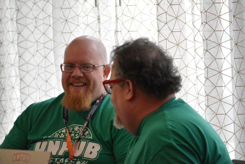 Two Unpub staffers chat
