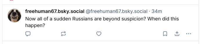 Screengrab of troll account @freehuman67