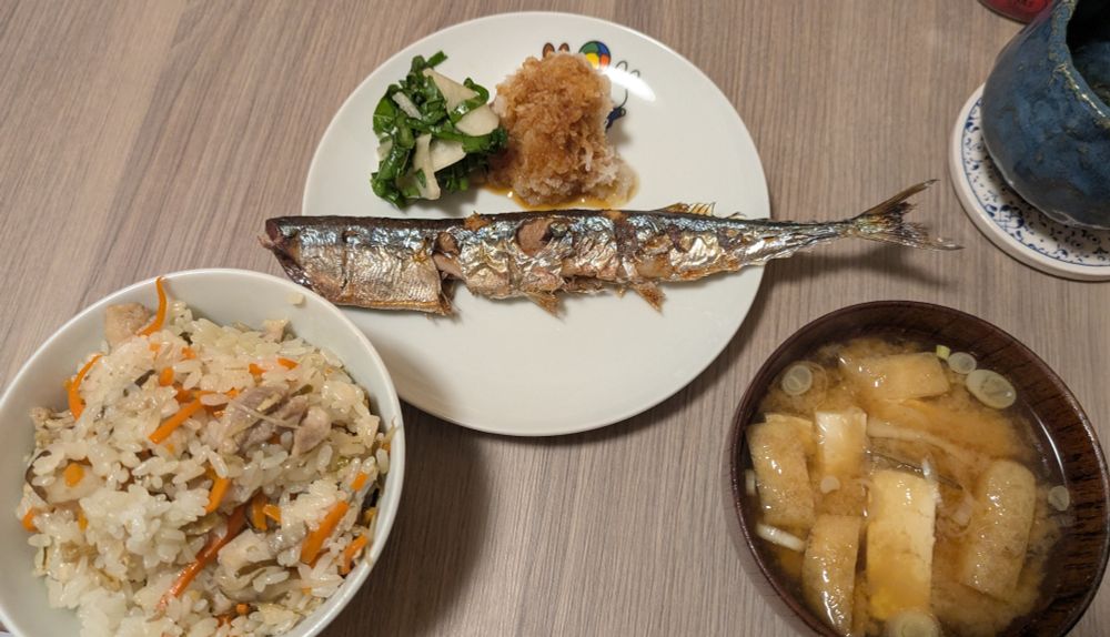 さんま焼きすぎた