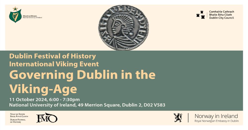 Dublin Festival of History International Viking Seminar 2024