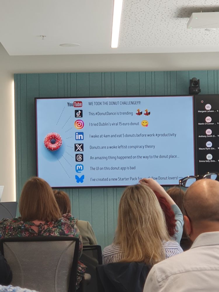 Social media doughnuts