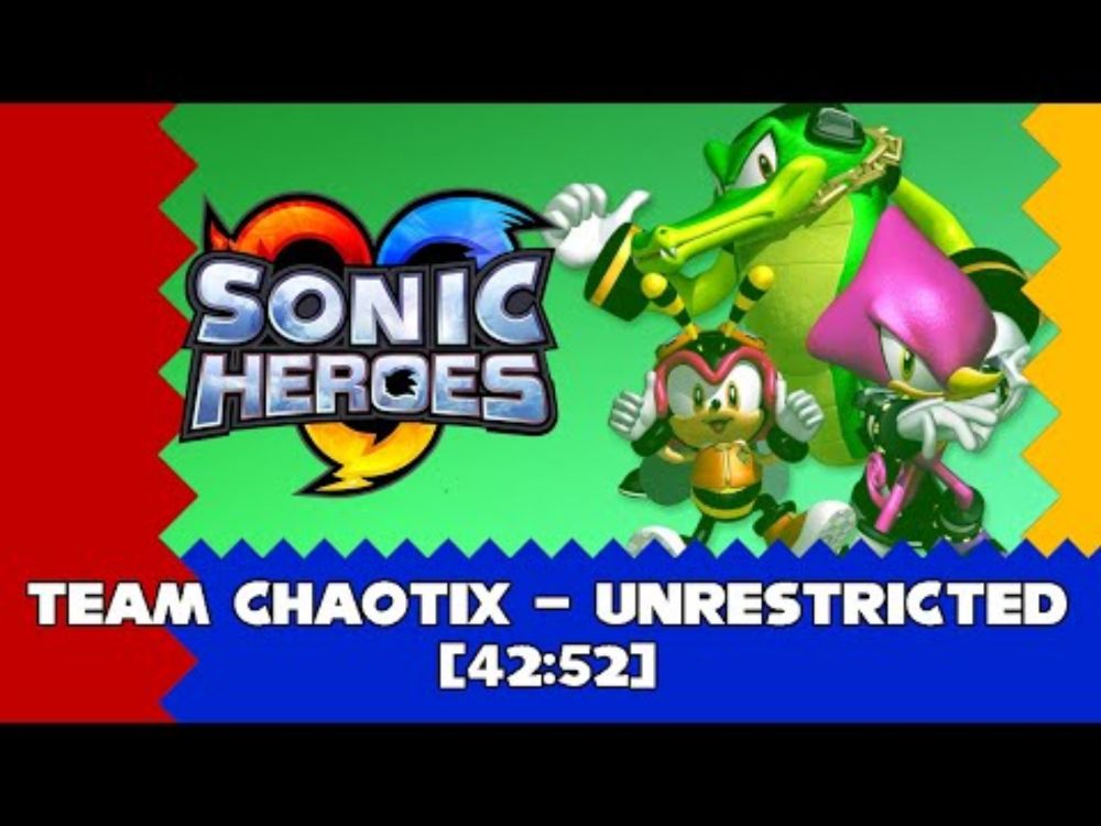 Sonic Heroes (PC) Team Chaotix (Unrestricted) [42:52]