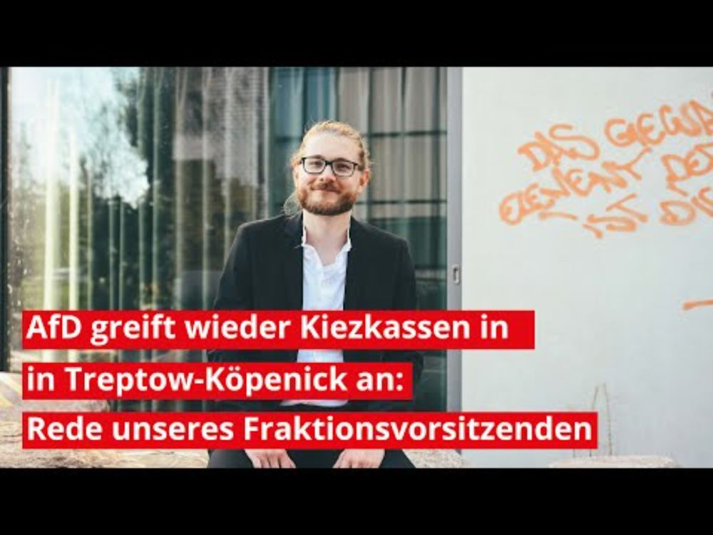 AfD greift wieder Kiezkassen in Treptow-Köpenick an: Rede unseres Fraktionsvorsitzenden