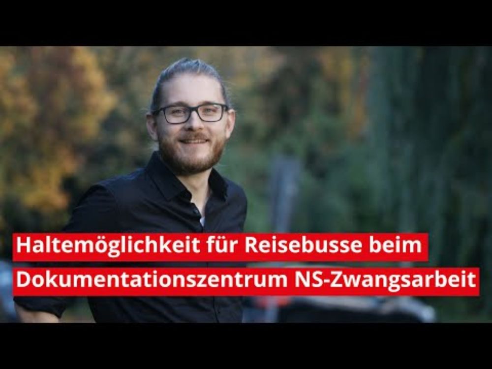 Haltemöglichkeit für Reisebusse beim Dokumentationszentrum NS-Zwangsarbeit in Treptow-Köpenick