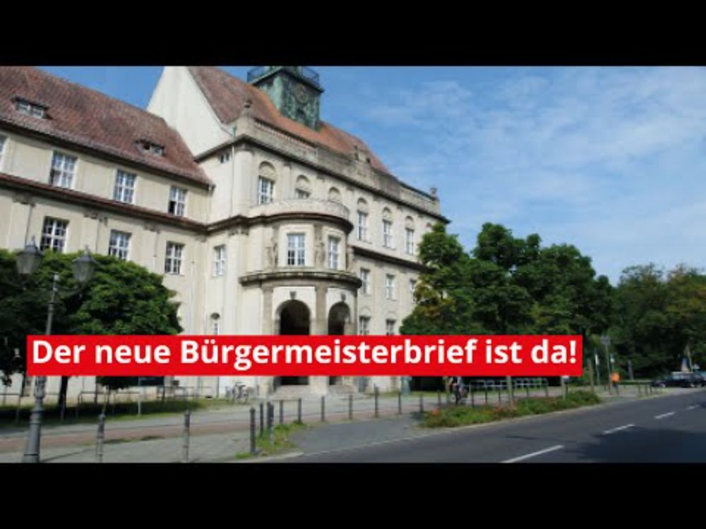 Neuer Brief von Oliver Igel, dem Bezirkbürgermeister von Treptow-Köpenick ist da!