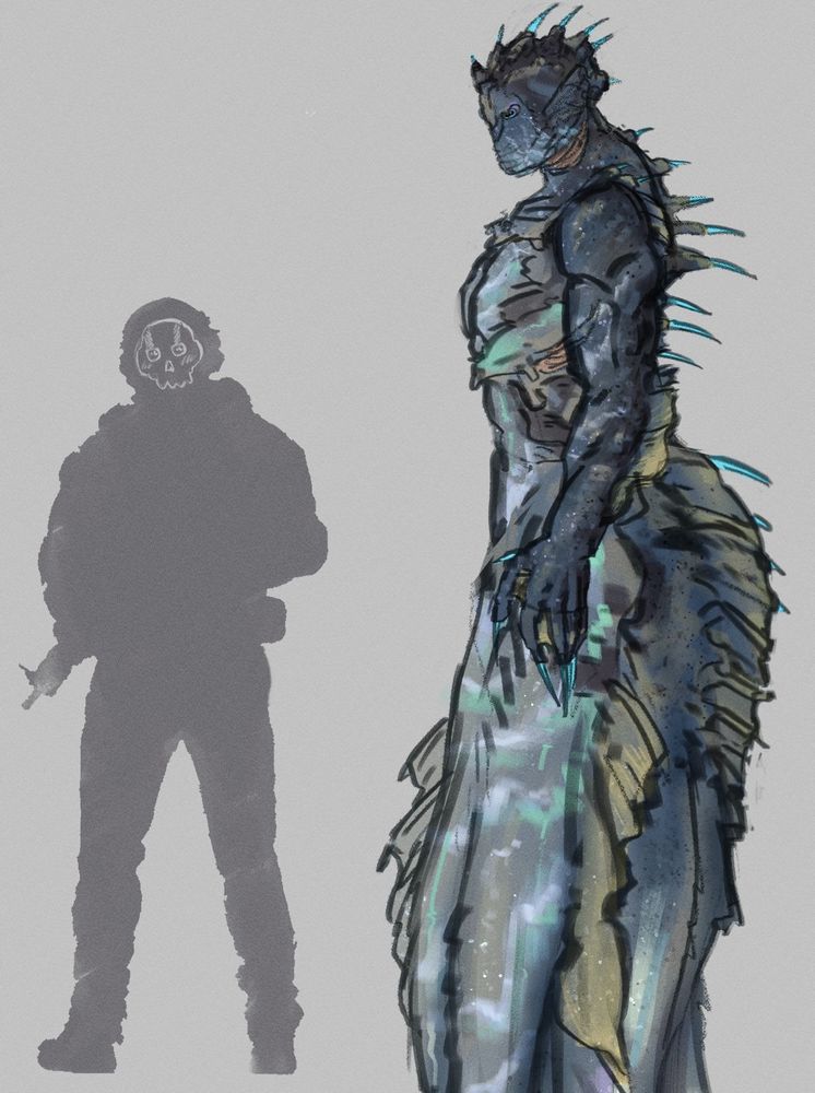 close up of soap torso and size ref to a pining ghost